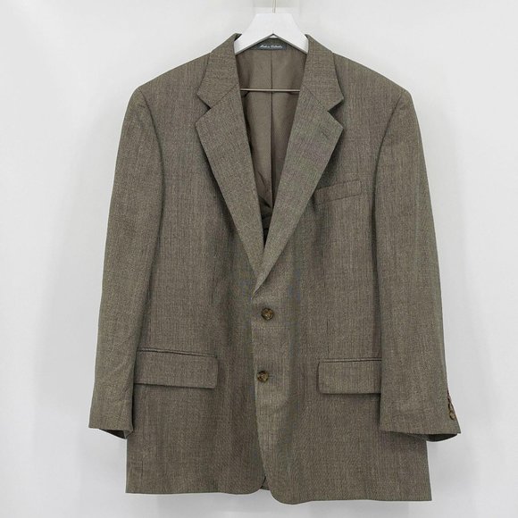 Oscar de la Renta Other - Vintage Oscar de la Renta Tan Wool Silk Blazer